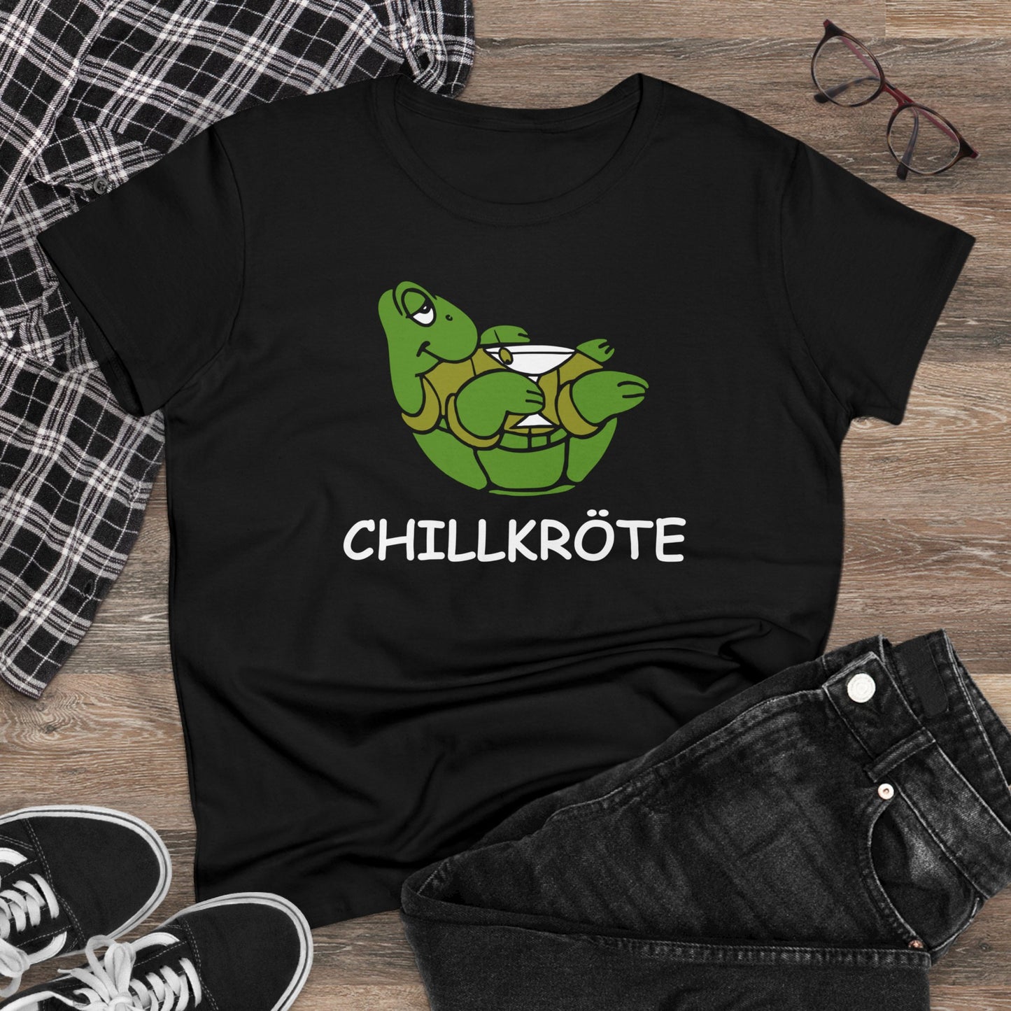 Damen T-Shirt Chillkröte