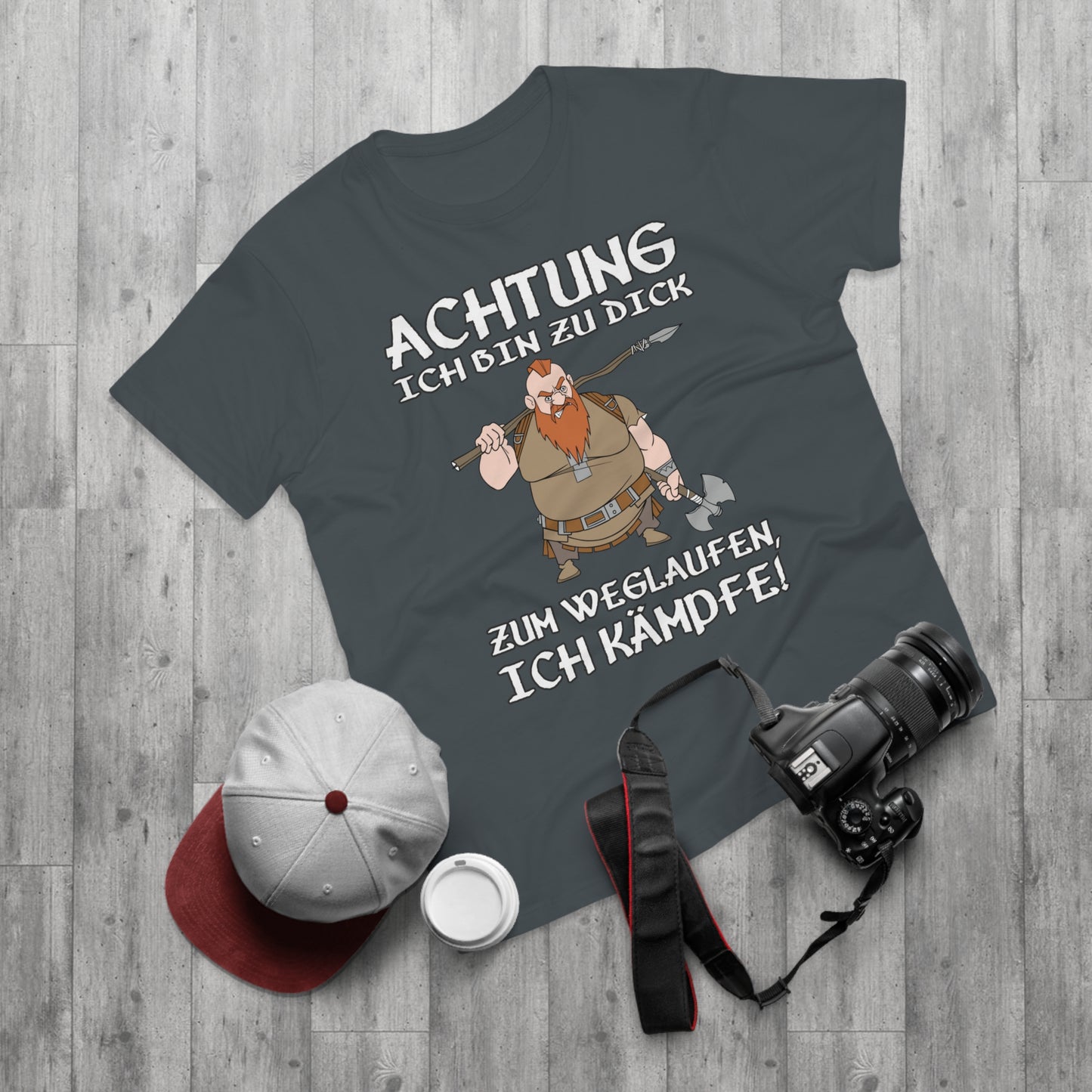 T-Shirt Achtung - Ich kämpfe (bis 5XL)