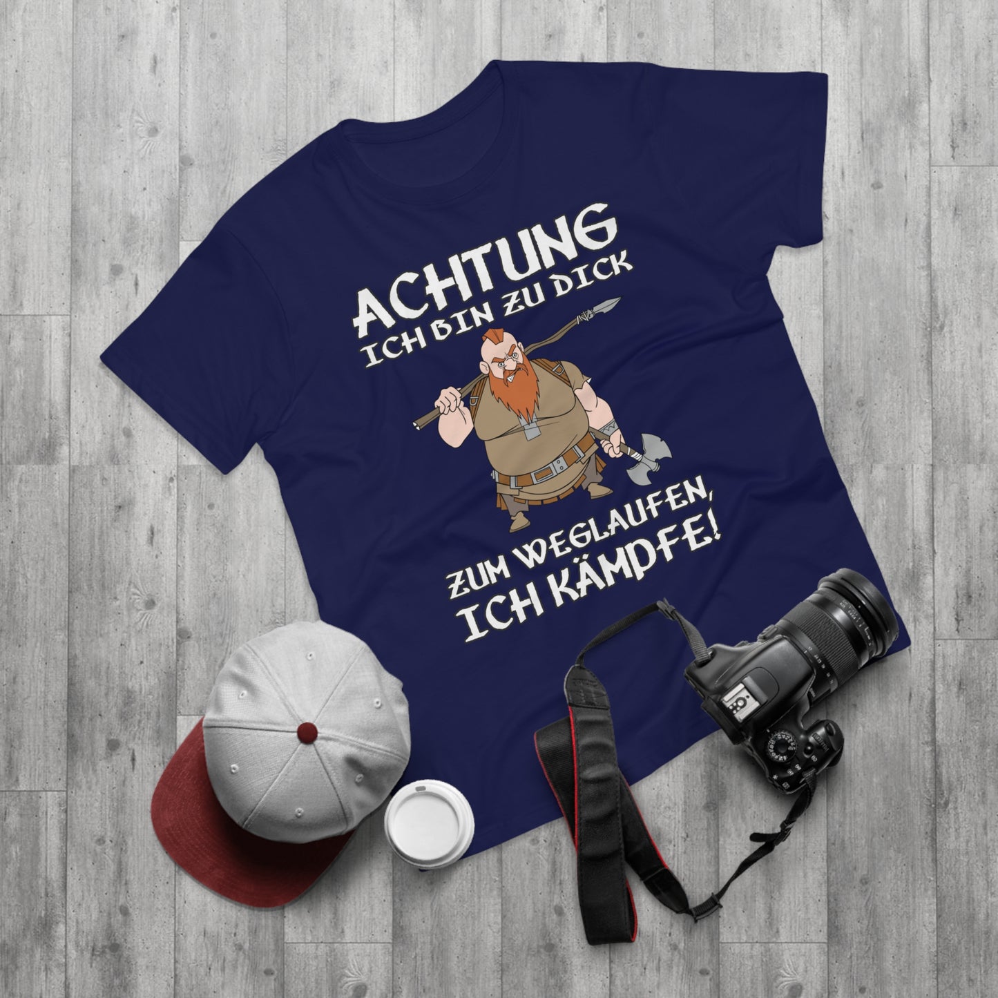 T-Shirt Achtung - Ich kämpfe (bis 5XL)