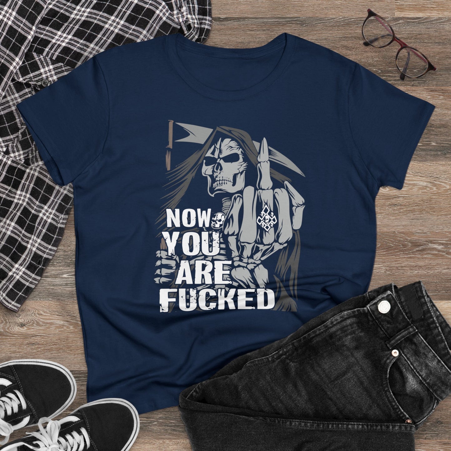 Damen T-Shirt Now you are fucked