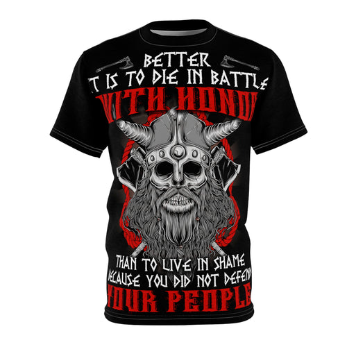 Allover T-Shirt Better it is to Die