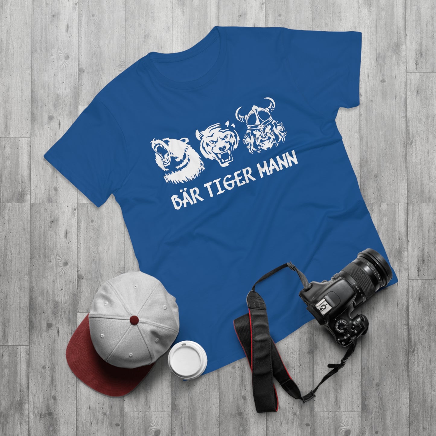 T-shirt Bär Tiger Mann - Bärtiger Mann (bis 5XL)