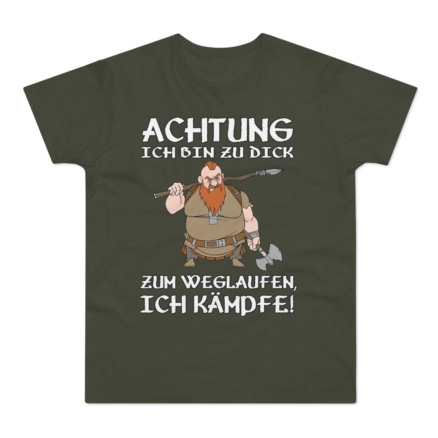 T-Shirt Achtung - Ich kämpfe (bis 5XL)