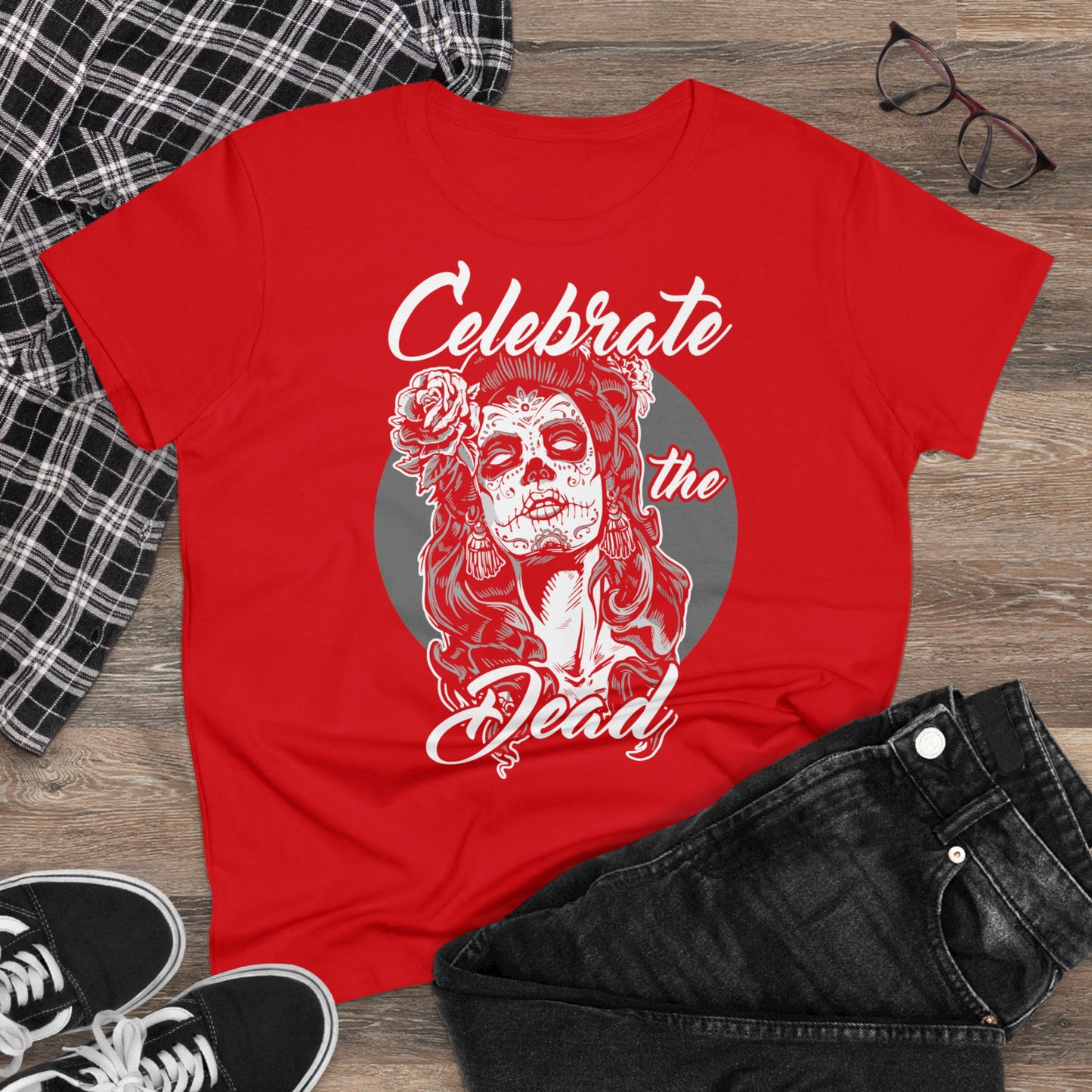 Damen T-Shirt Celebrate the Dead