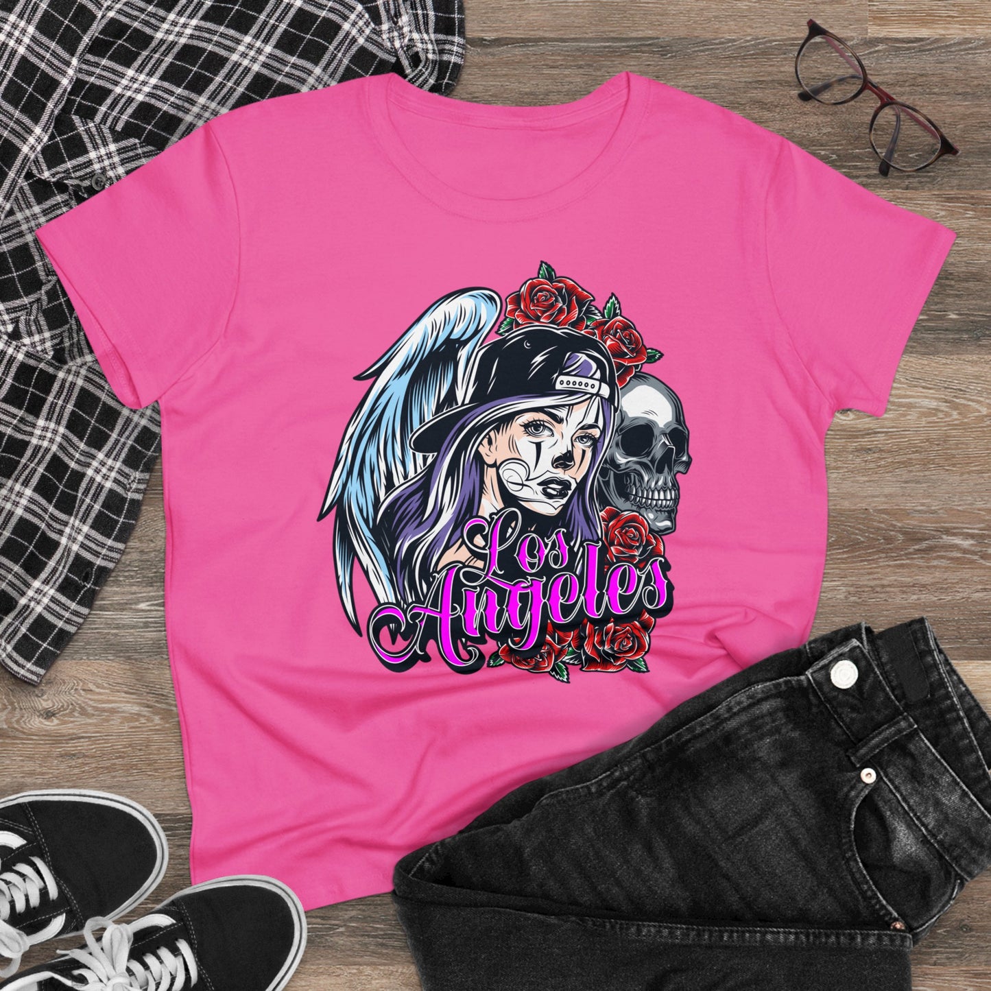 Damen T-Shirt Los Angeles