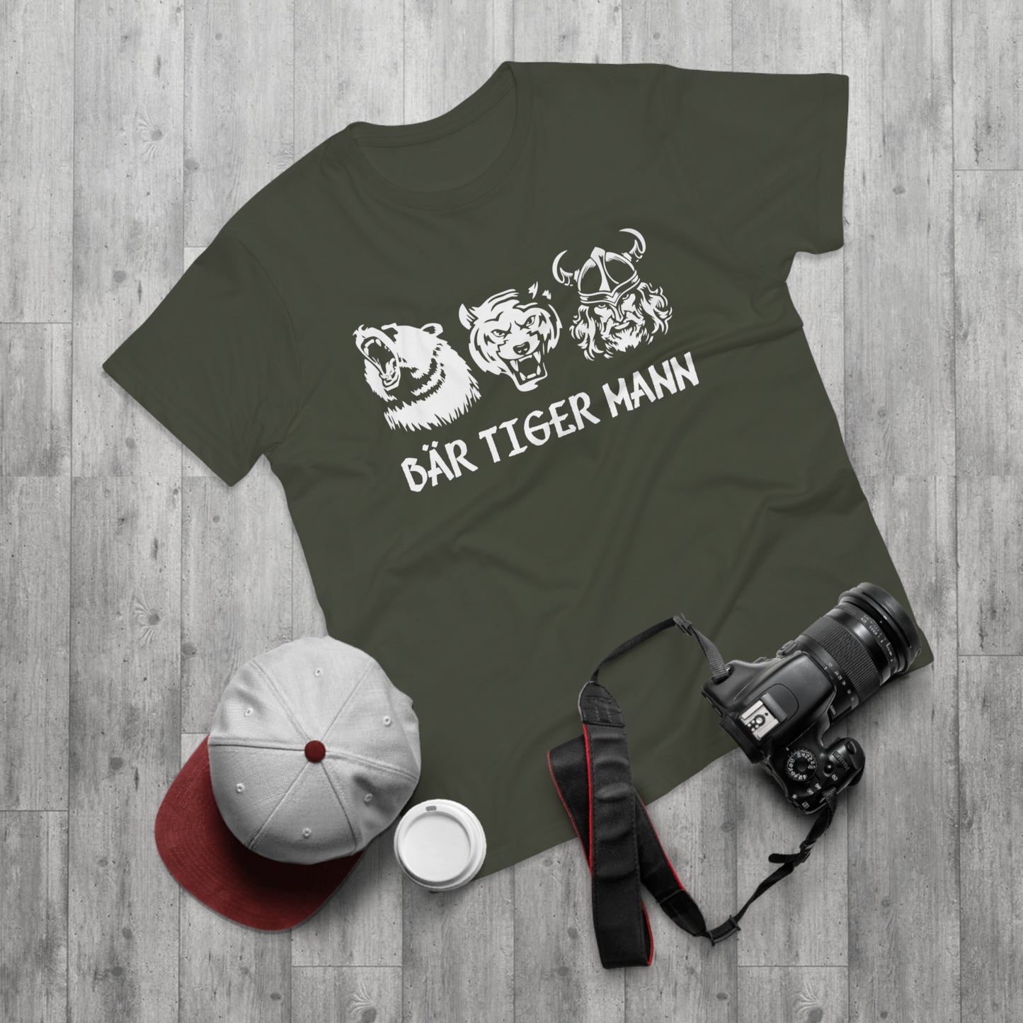 T-shirt Bär Tiger Mann - Bärtiger Mann (bis 5XL)