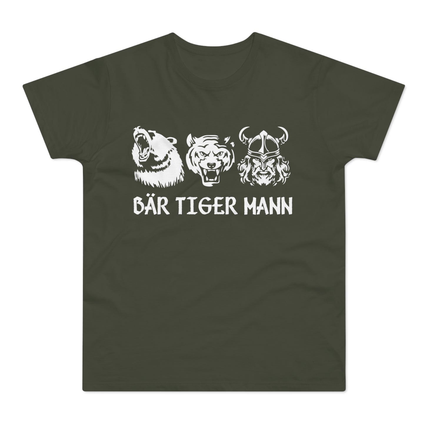 T-shirt Bär Tiger Mann - Bärtiger Mann (bis 5XL)