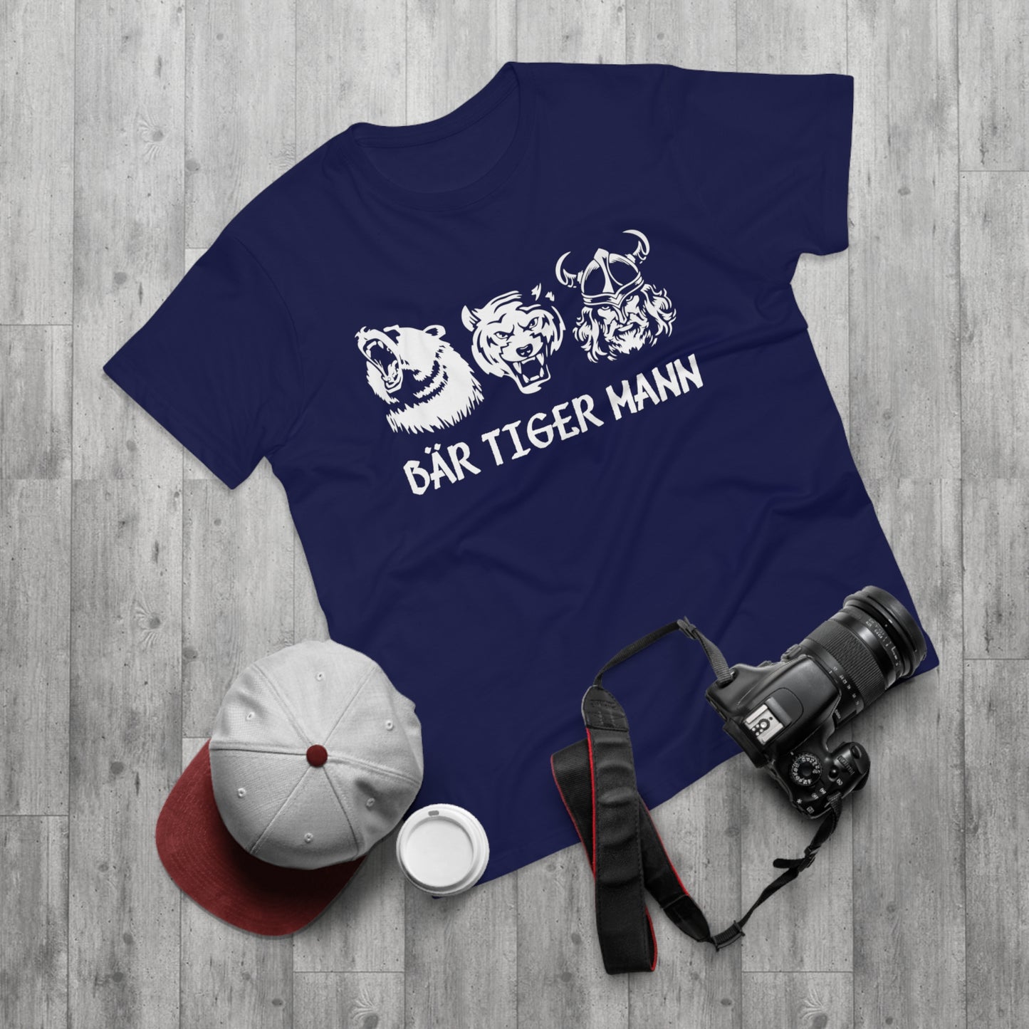 T-shirt Bär Tiger Mann - Bärtiger Mann (bis 5XL)