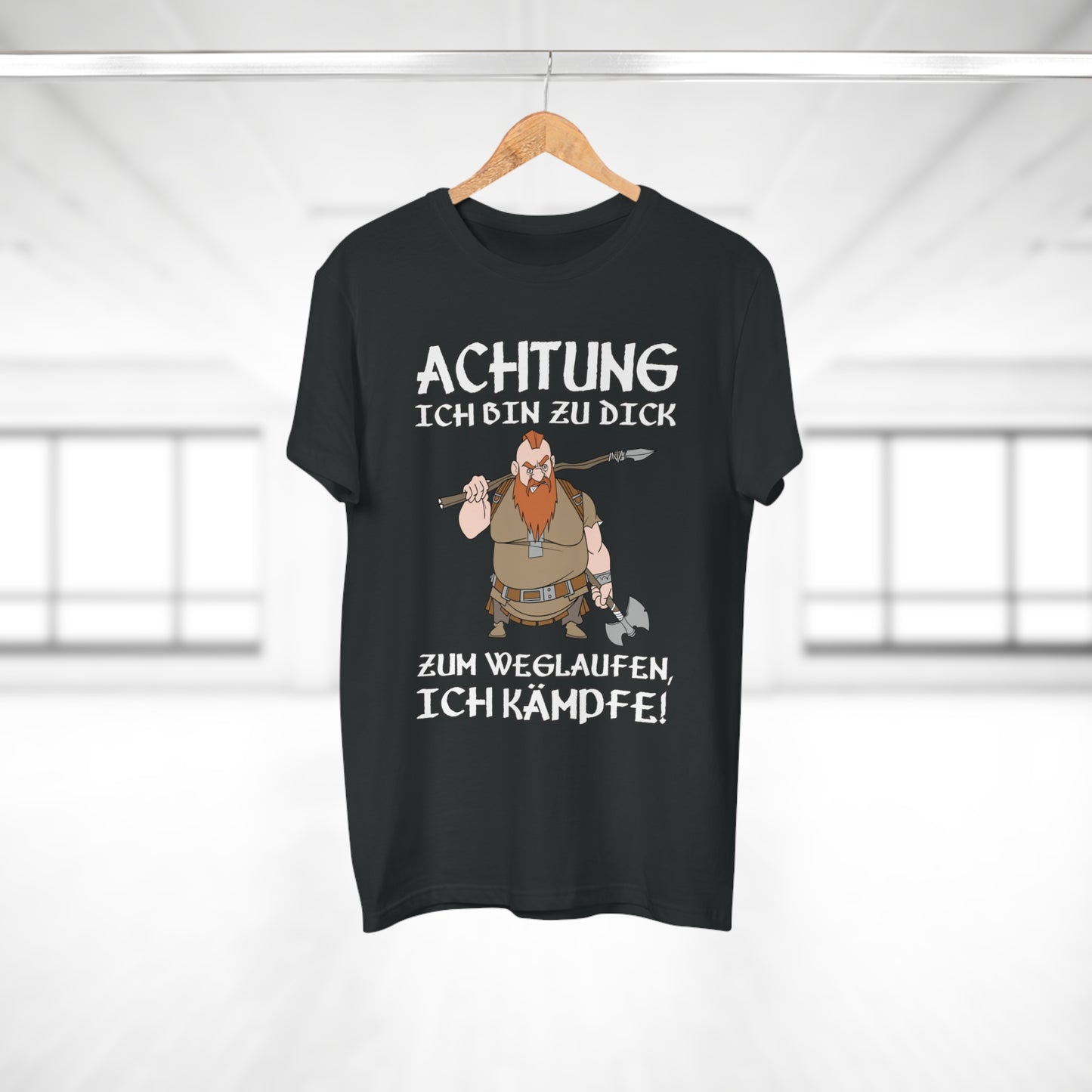 T-Shirt Achtung - Ich kämpfe (bis 5XL)
