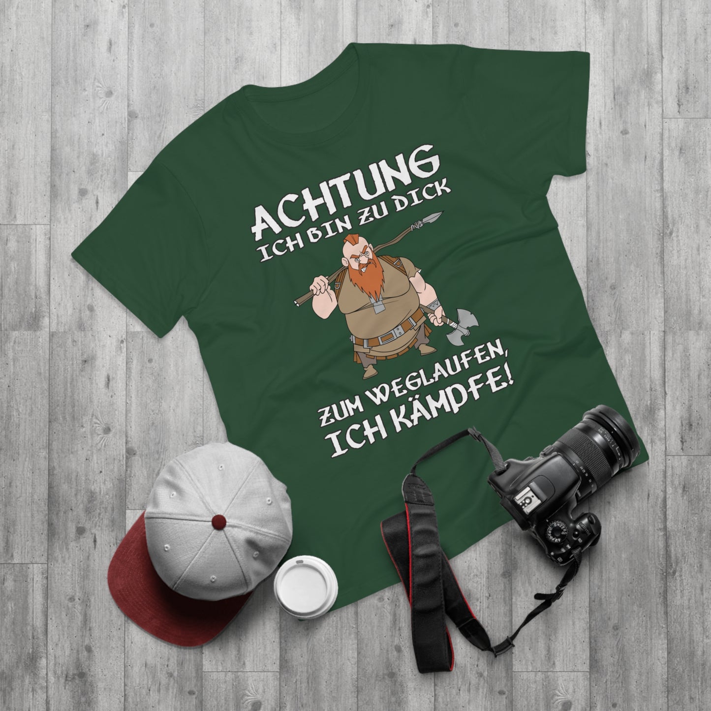T-Shirt Achtung - Ich kämpfe (bis 5XL)
