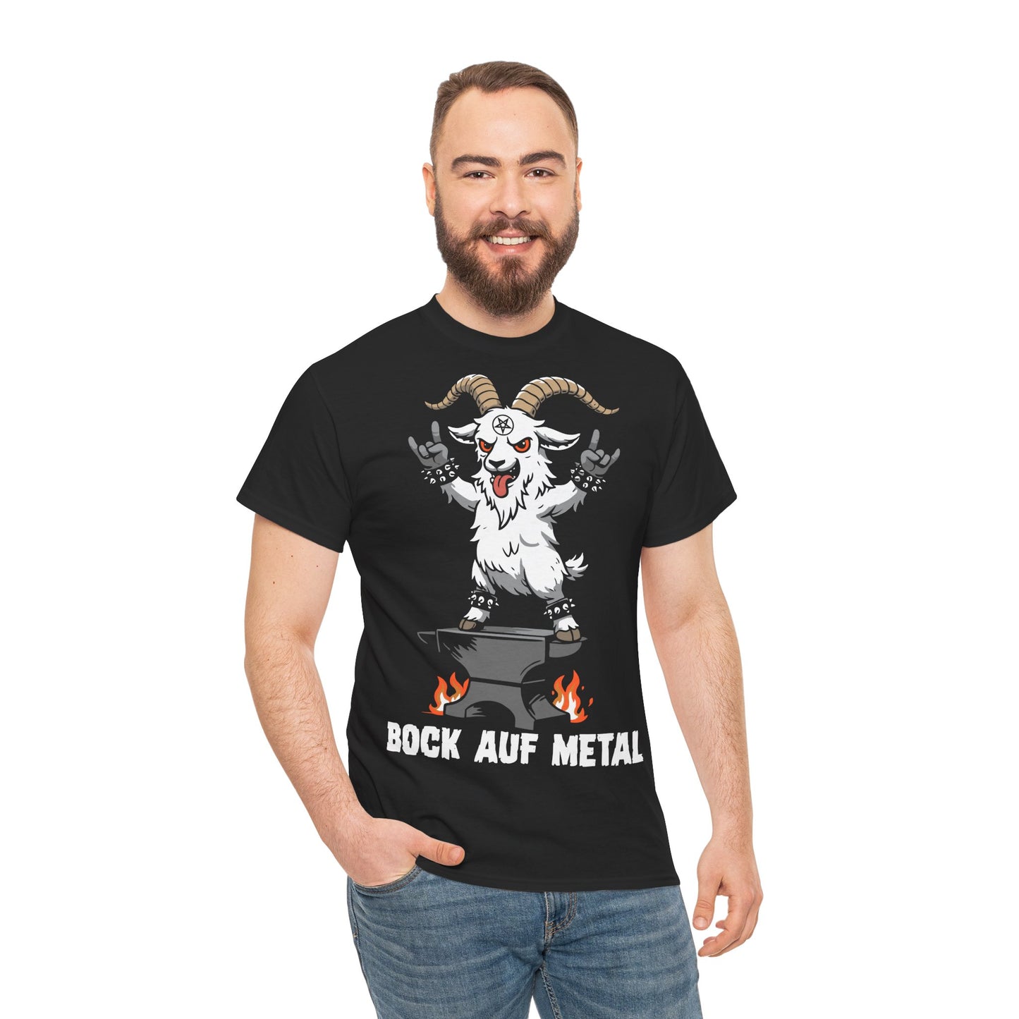 T-Shirt (bis 5XL) Bock auf Metal