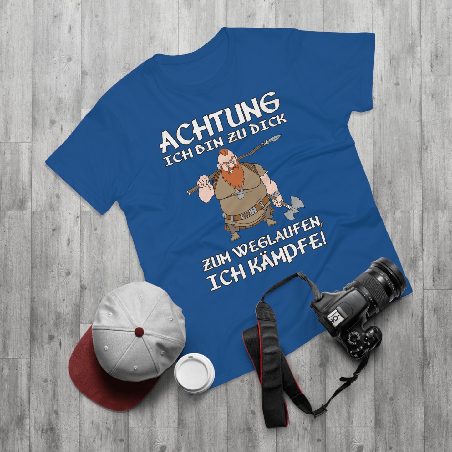 T-Shirt Achtung - Ich kämpfe (bis 5XL)