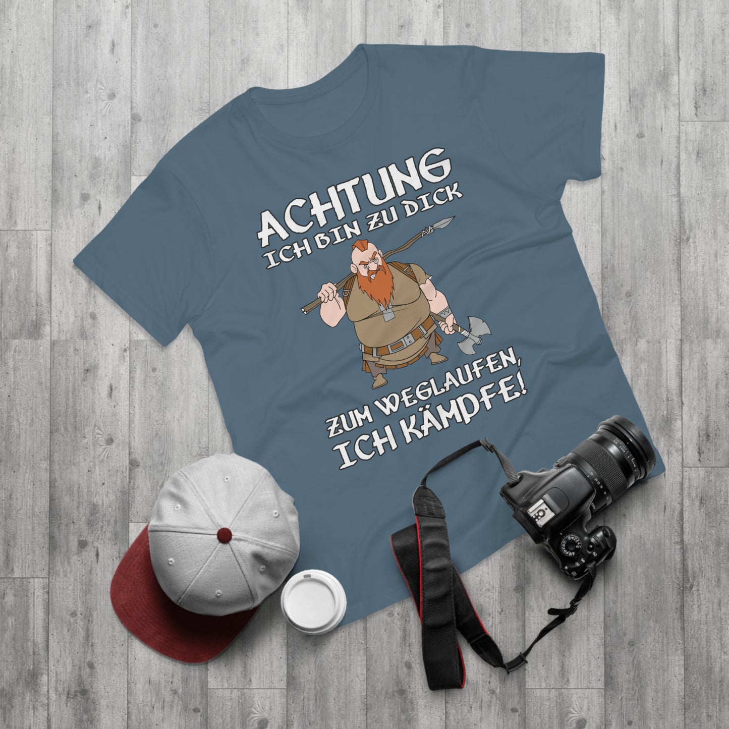 T-Shirt Achtung - Ich kämpfe (bis 5XL)