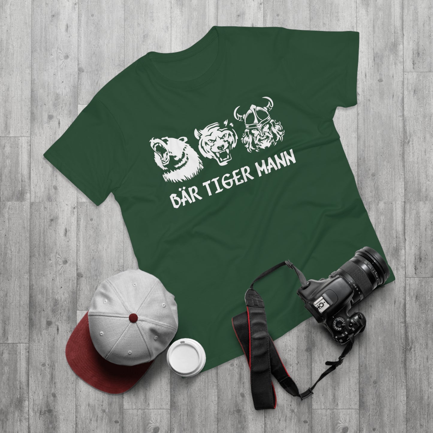 T-shirt Bär Tiger Mann - Bärtiger Mann (bis 5XL)