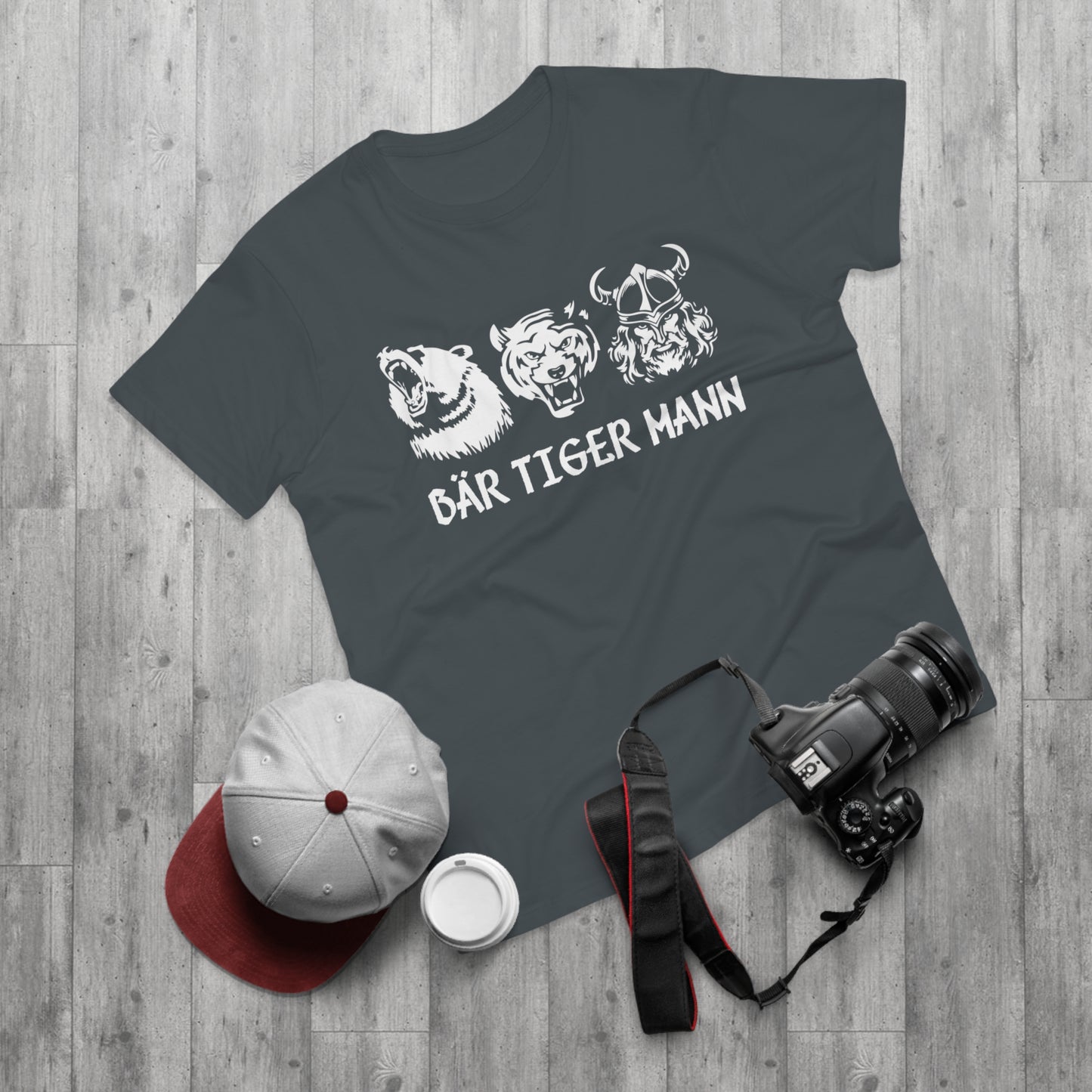 T-shirt Bär Tiger Mann - Bärtiger Mann (bis 5XL)