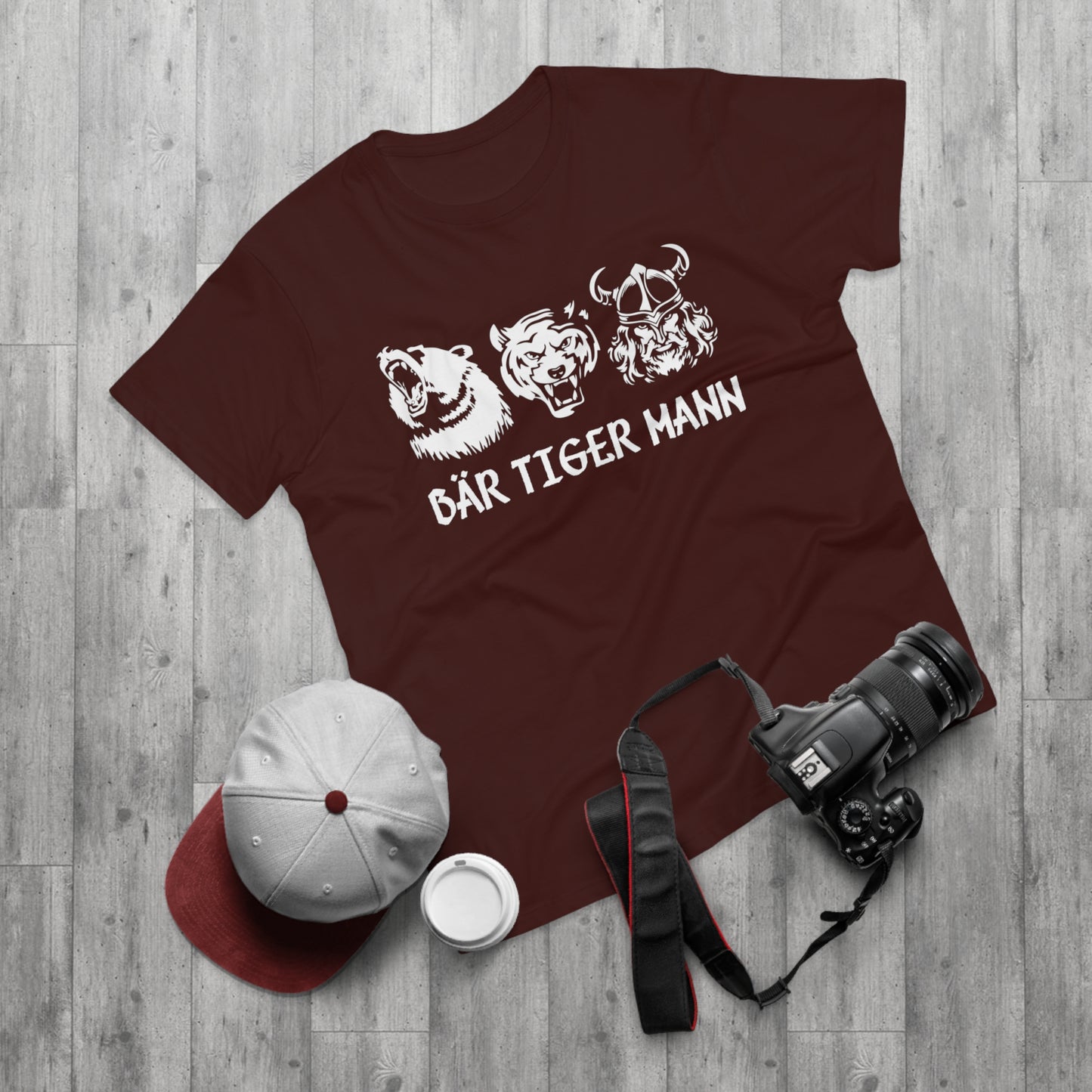 T-shirt Bär Tiger Mann - Bärtiger Mann (bis 5XL)