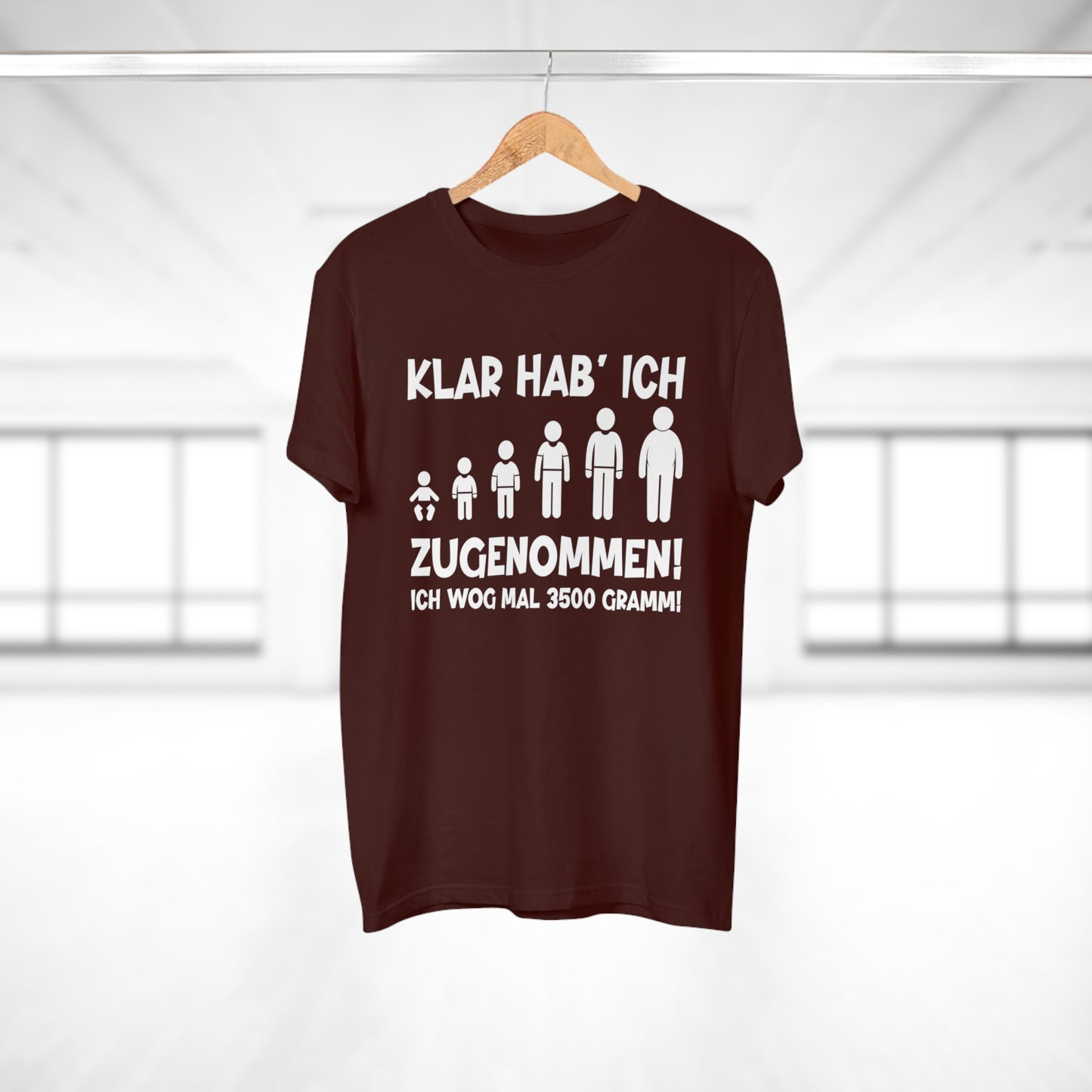 T-Shirt Klar hab' ich zugenommen (bis 5XL)