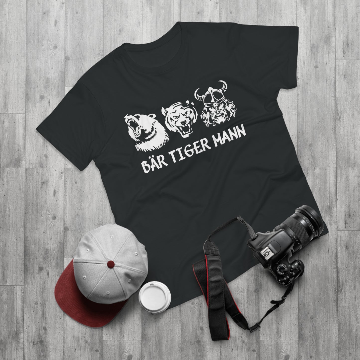 T-shirt Bär Tiger Mann - Bärtiger Mann (bis 5XL)