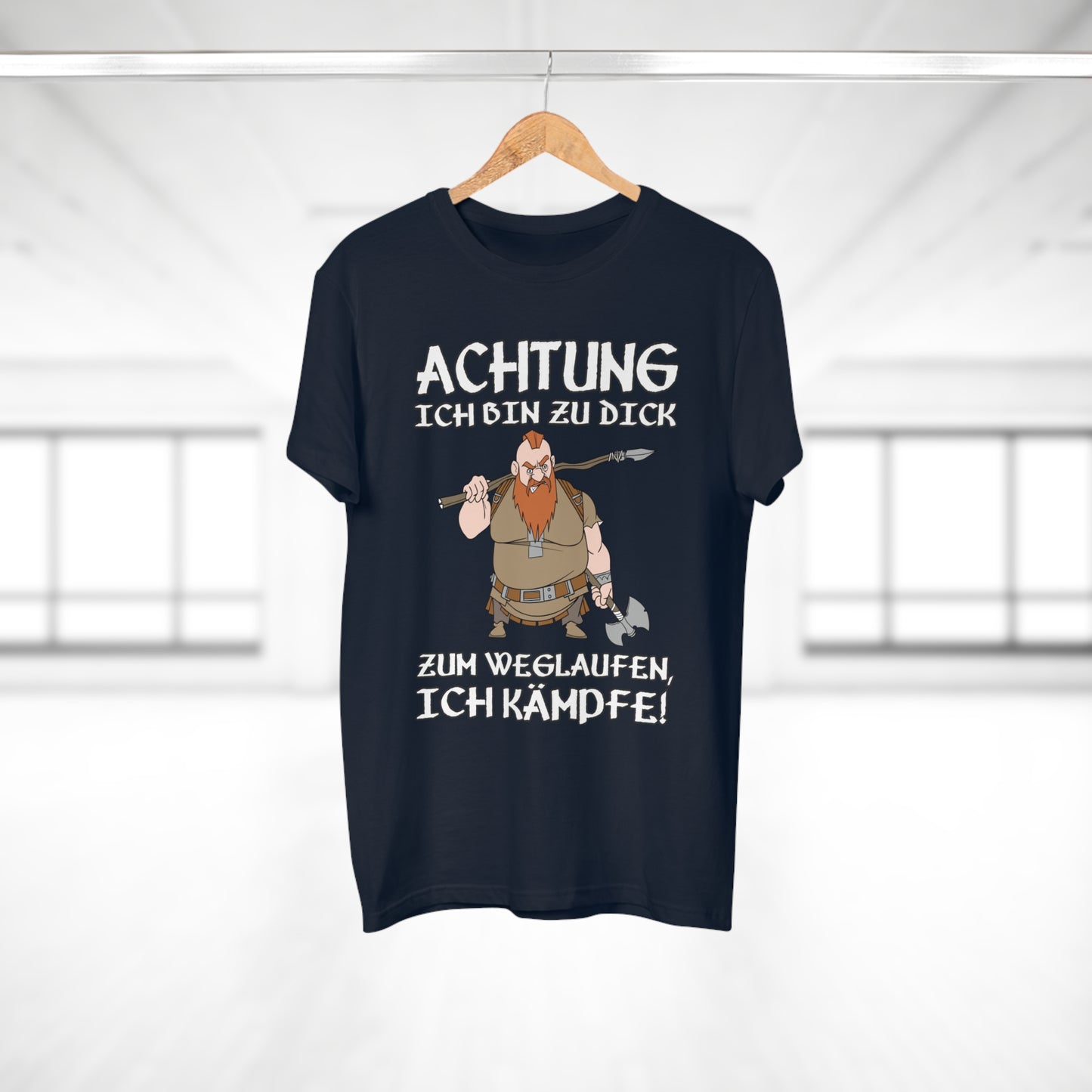 T-Shirt Achtung - Ich kämpfe (bis 5XL)