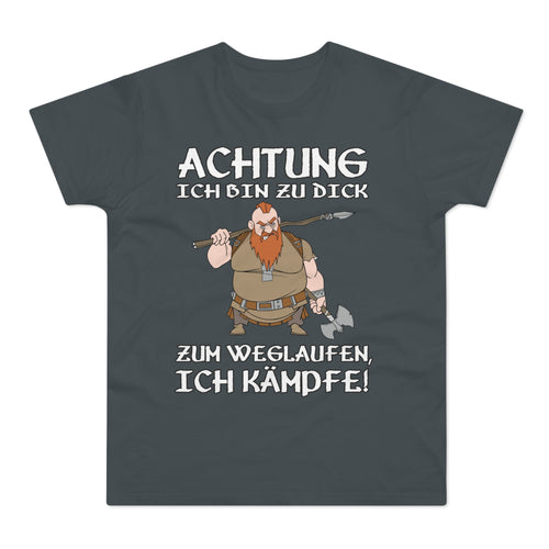 T-Shirt Achtung - Ich kämpfe (bis 5XL)