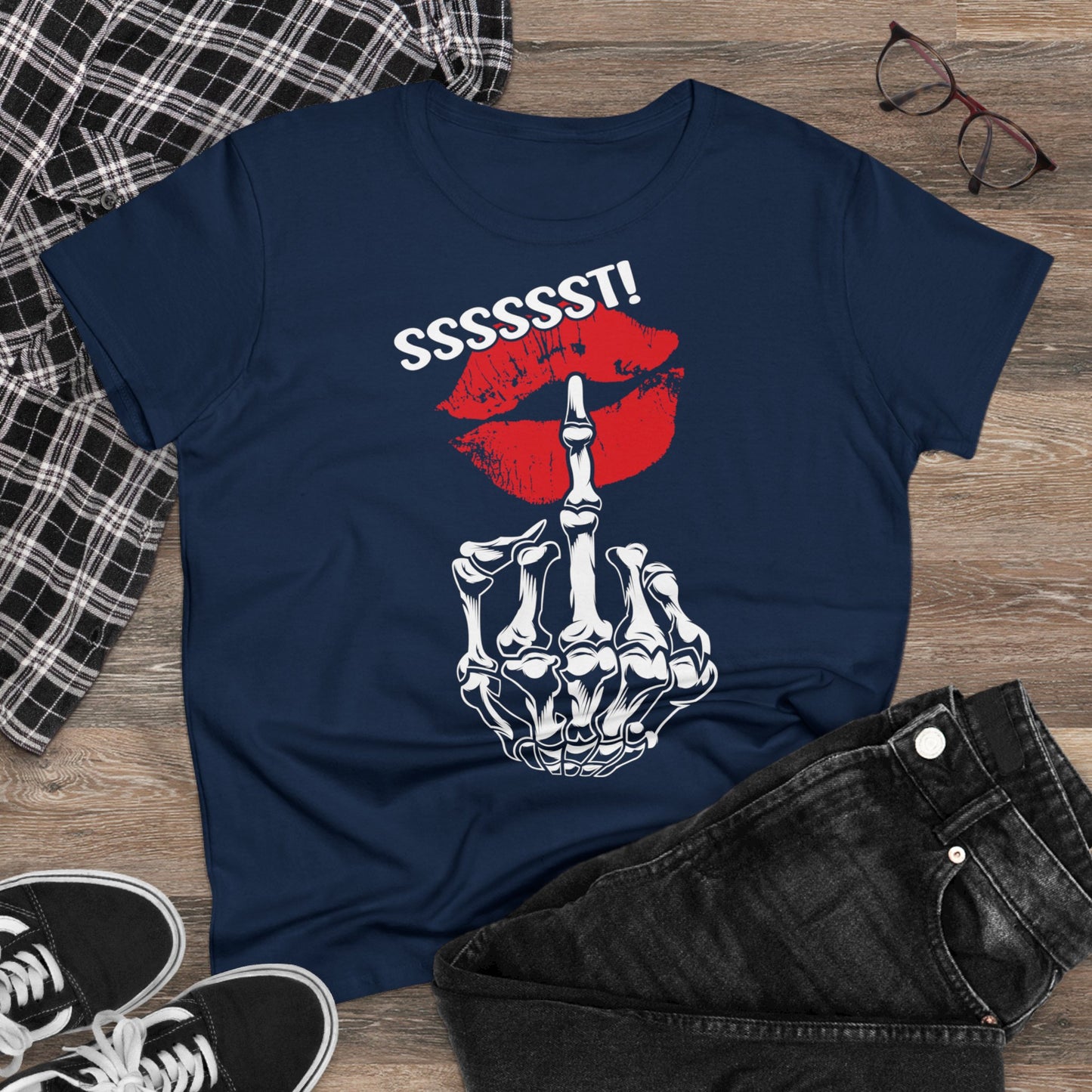 Damen T-Shirt Sssssst