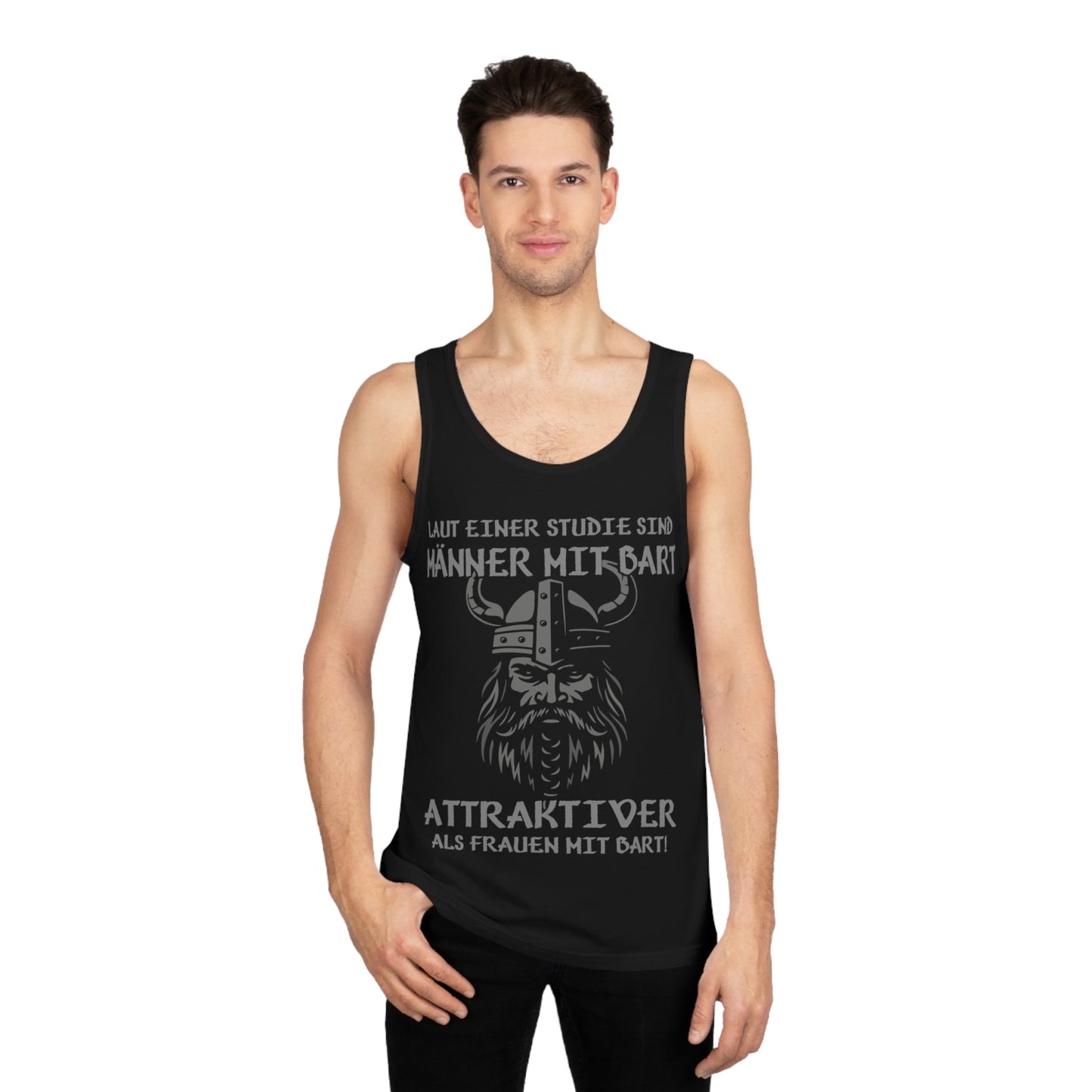 Tank Top Männer mit Bart