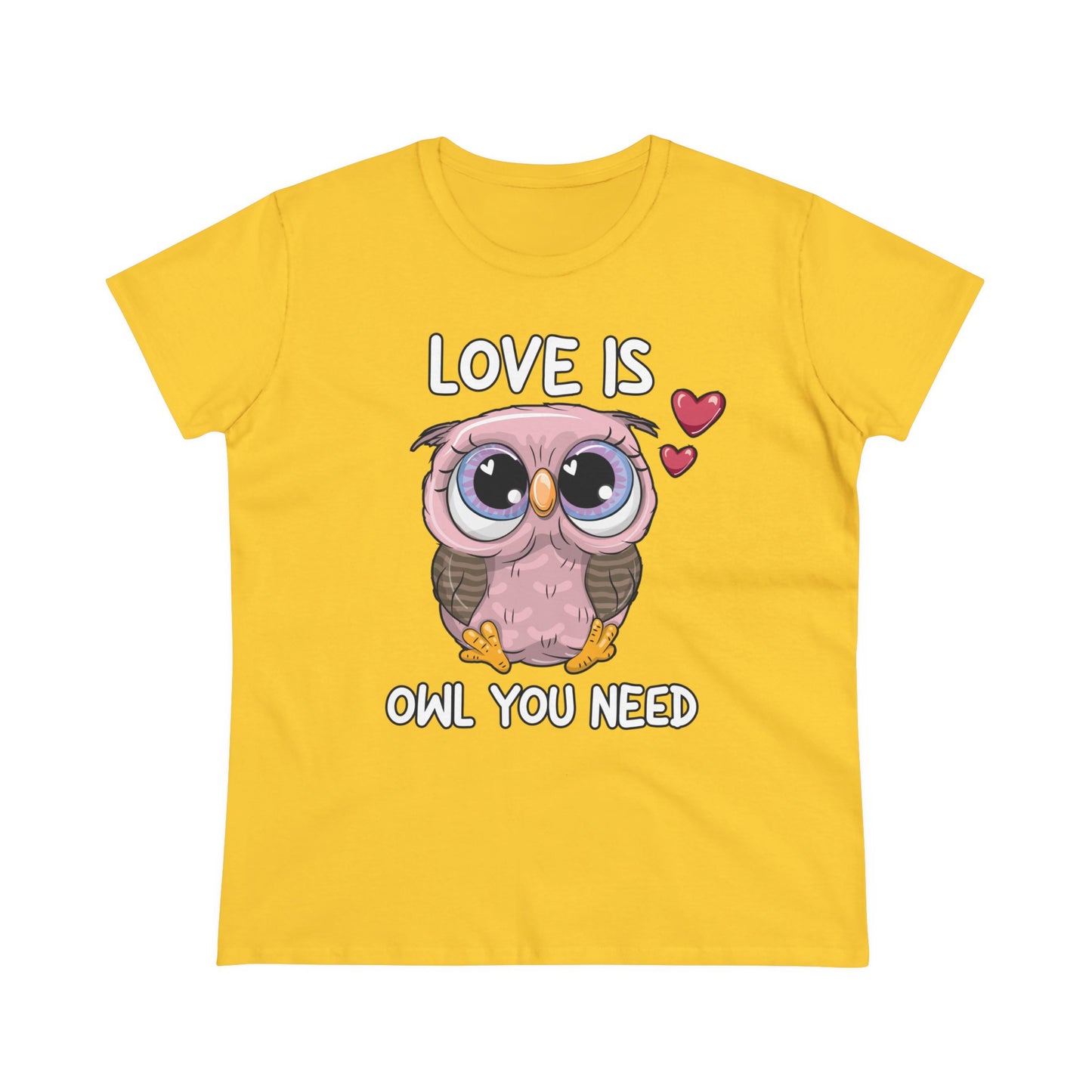 Damen T-Shirt Love is Owl you need
