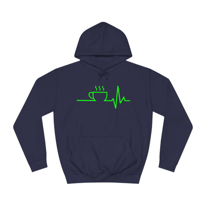 Unisex Hoodie Kaffee EKG