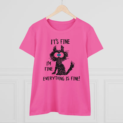 Damen T-Shirt I'm fine