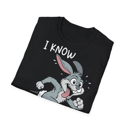 T-Shirt (bis 5XL) I know how the Bunny runs