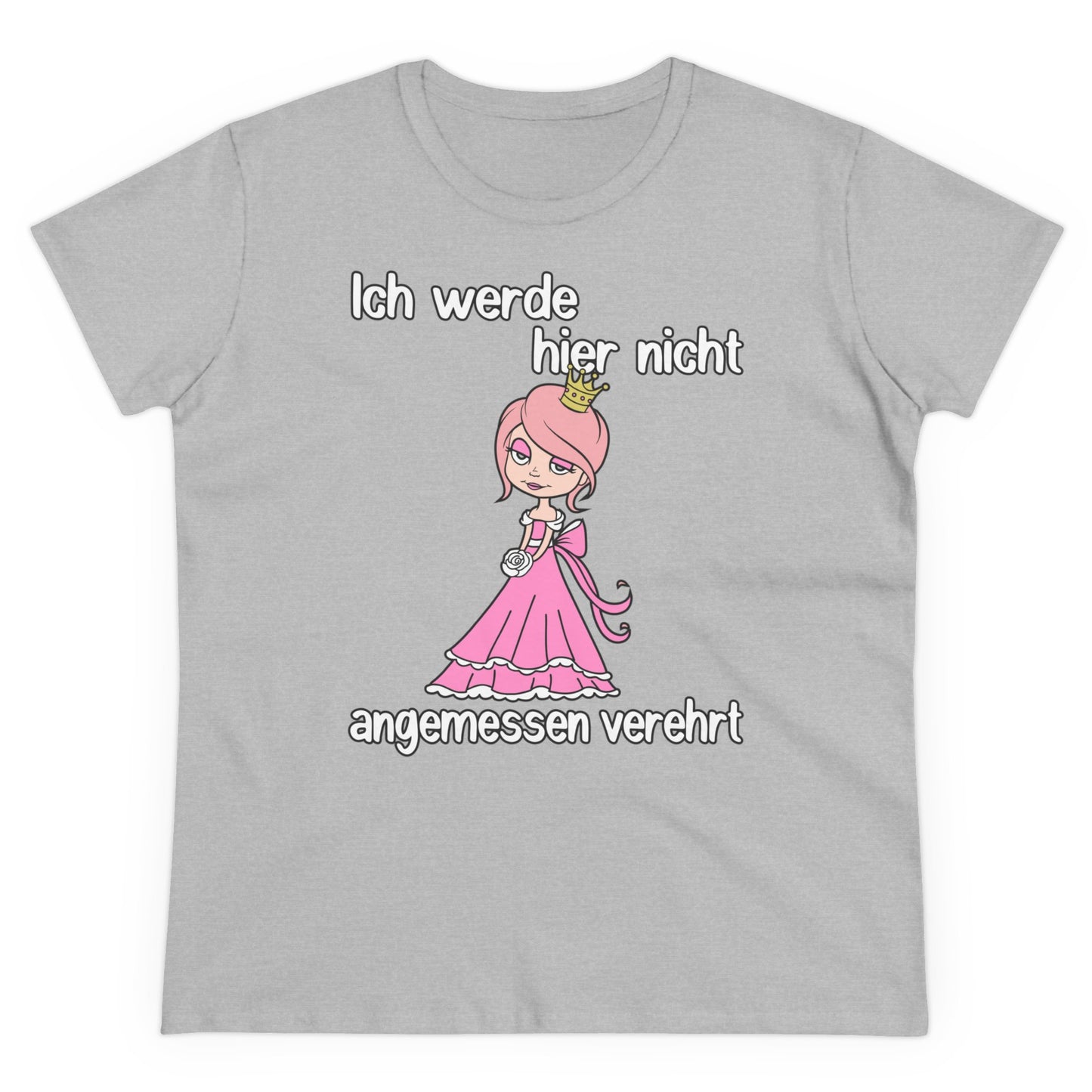 Damen T-Shirt Nicht angemessen verehrt