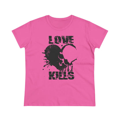 Damen T-Shirt Love kills