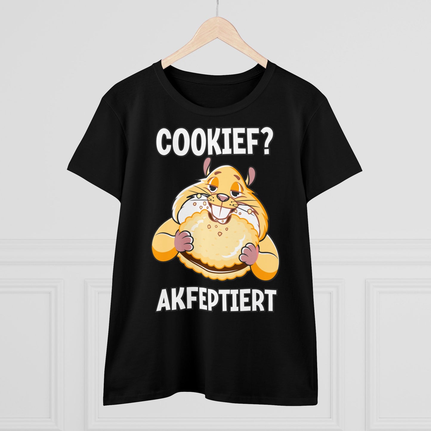 Damen T-Shirt Cookief akfeptiert