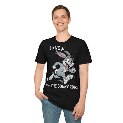 T-Shirt (bis 5XL) I know how the Bunny runs