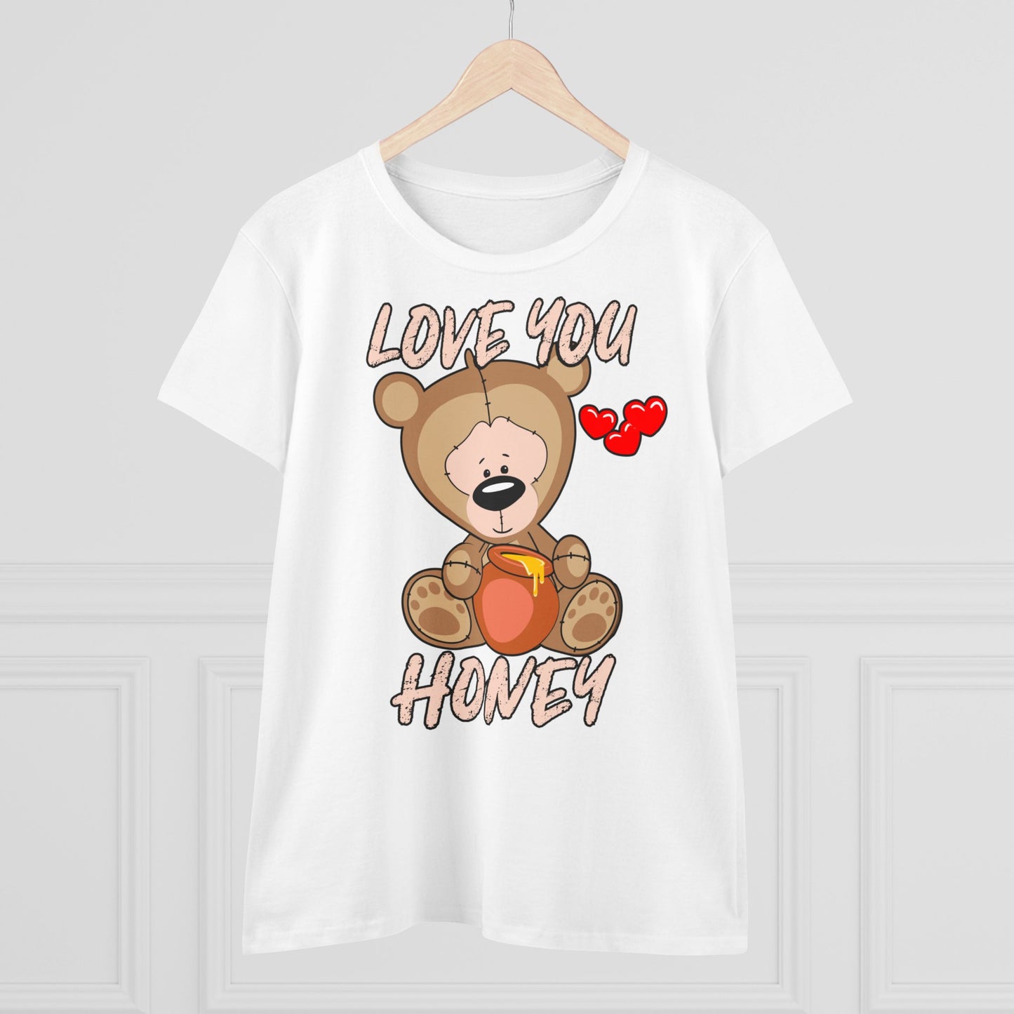 Damen T-Shirt Love you Honey