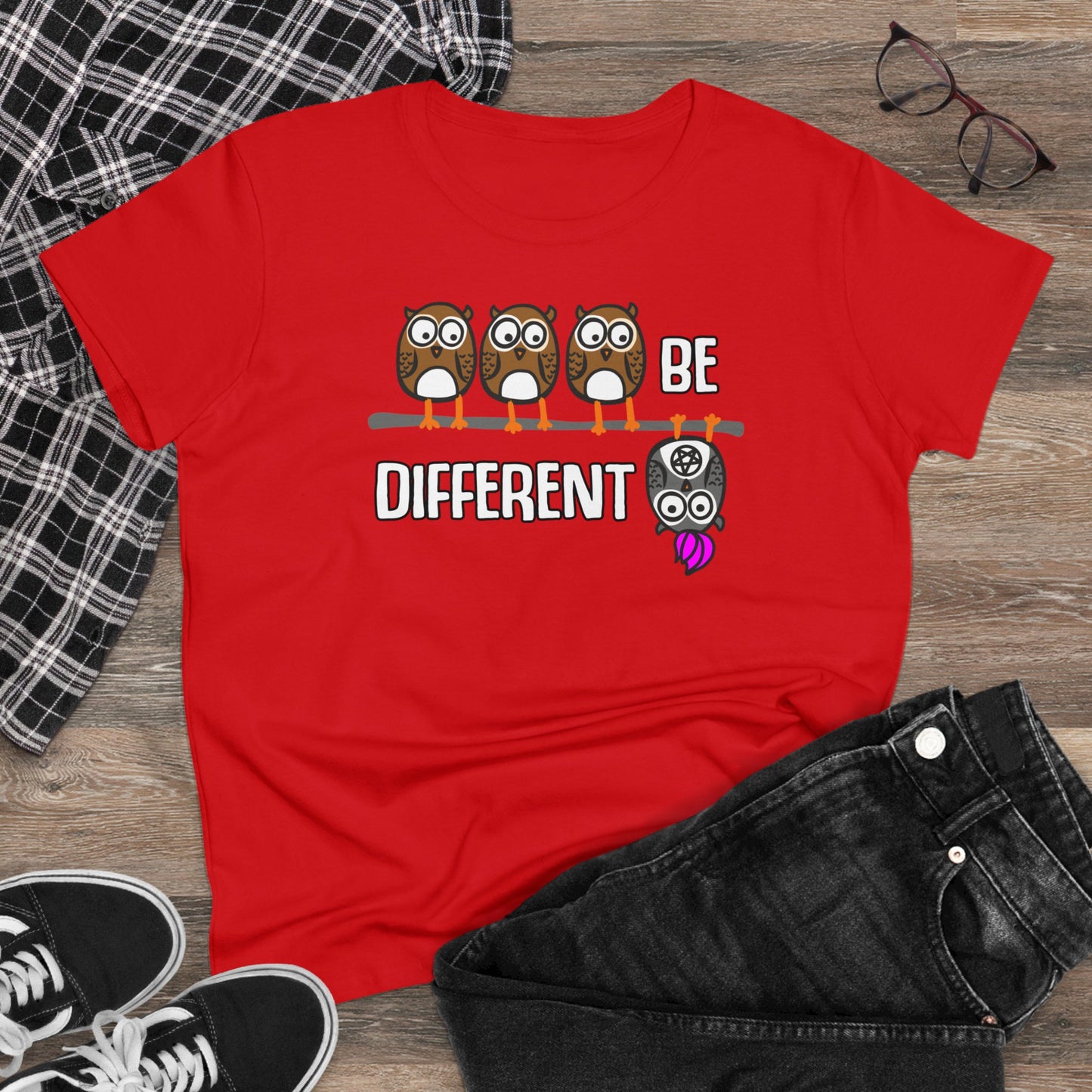 Damen T-Shirt Be Different
