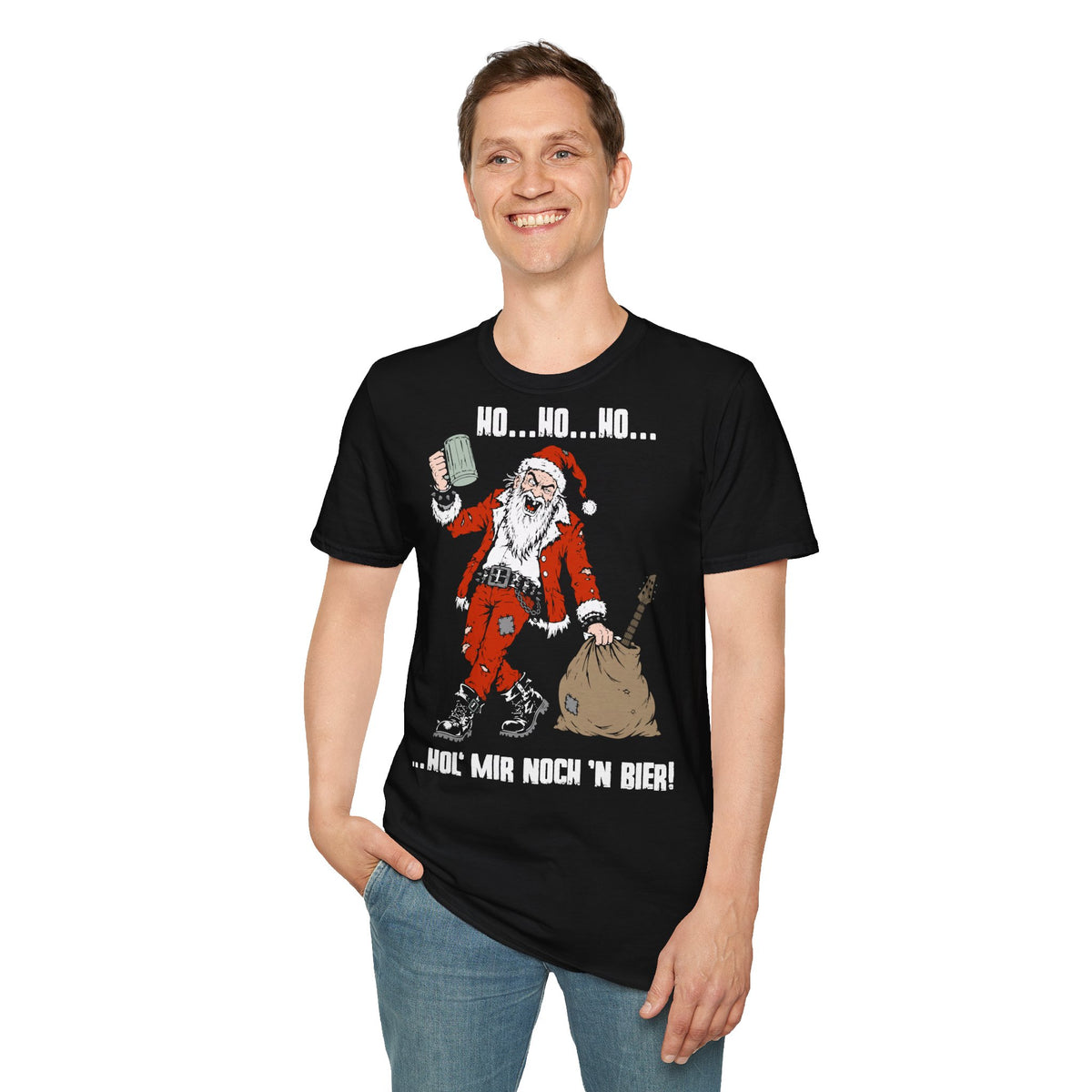 T-Shirt (bis 5XL) Hohoho...Hol mir noch 'n Bier