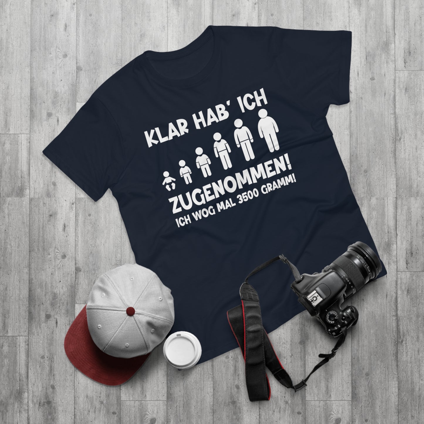 T-Shirt Klar hab' ich zugenommen (bis 5XL)