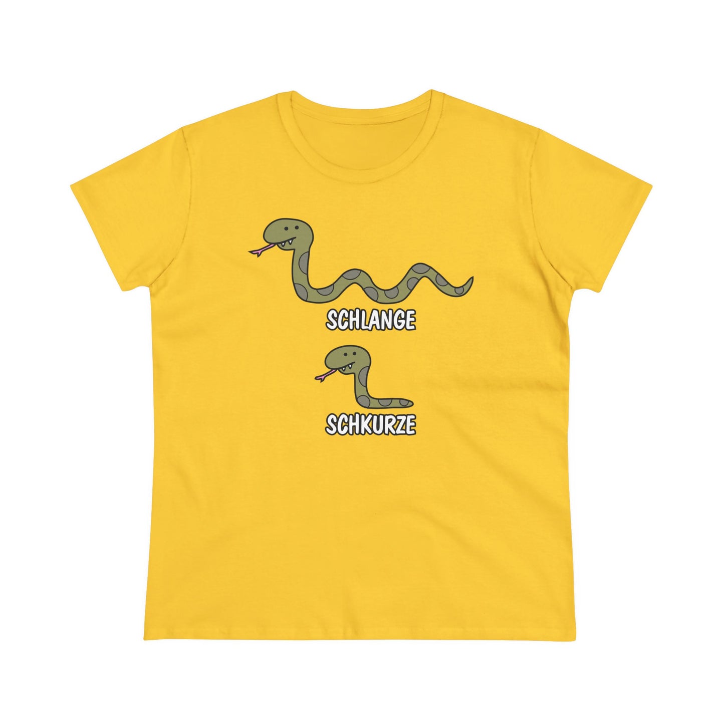 Damen T-Shirt Schlange Schkurze
