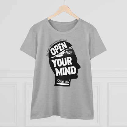 Damen T-Shirt Open your Mind