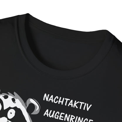 T-Shirt (bis 5XL) Nachtaktiv Augenringe
