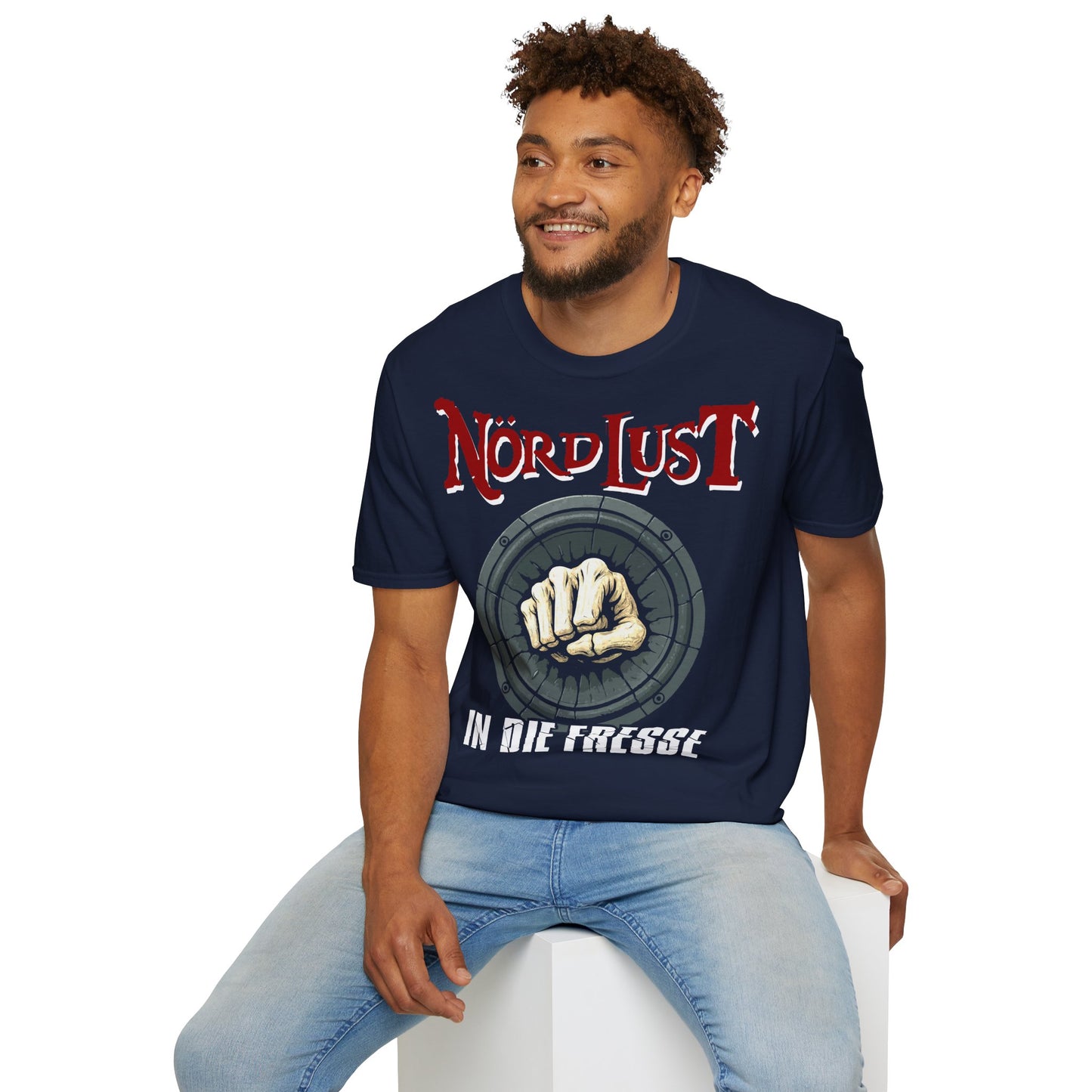 T-Shirt (bis 5XL) NördLust In die Fresse