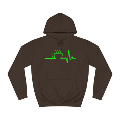 Unisex Hoodie Kaffee EKG