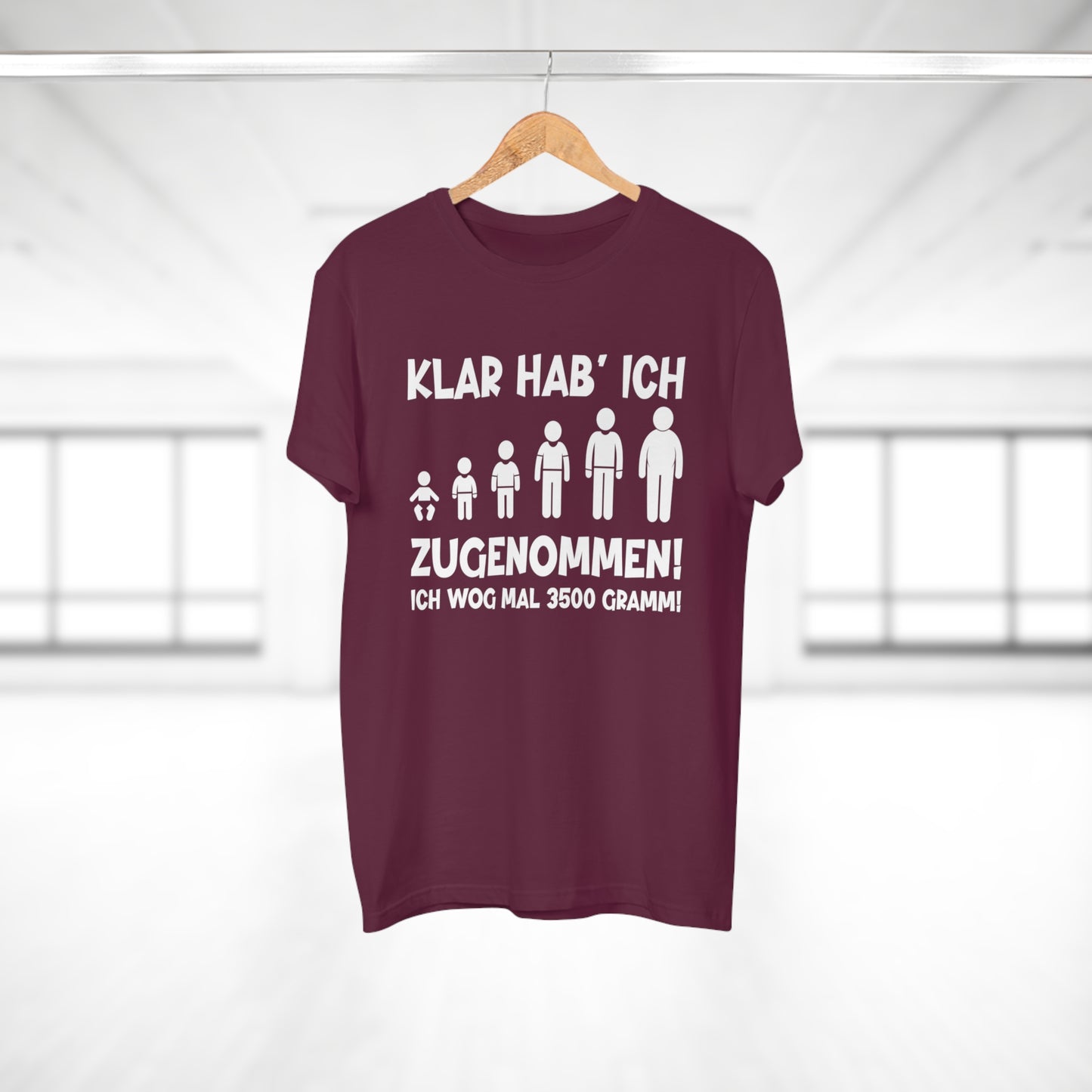 T-Shirt Klar hab' ich zugenommen (bis 5XL)