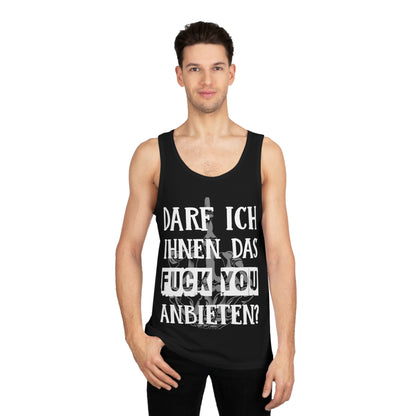 Tank Top Darf ich ihnen das Fuck you anbieten