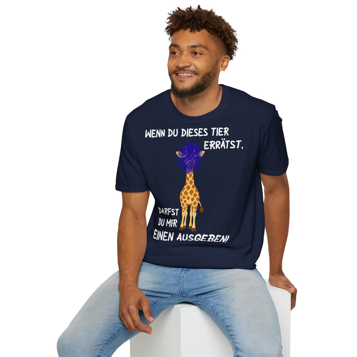 T-Shirt (bis 5XL) Wenn Du dieses Tier errätst, darfst Du mir einen ausgeben