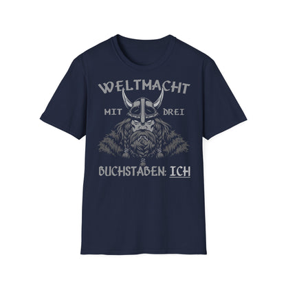 T-Shirt Weltmacht mit 3 Buchstaben
