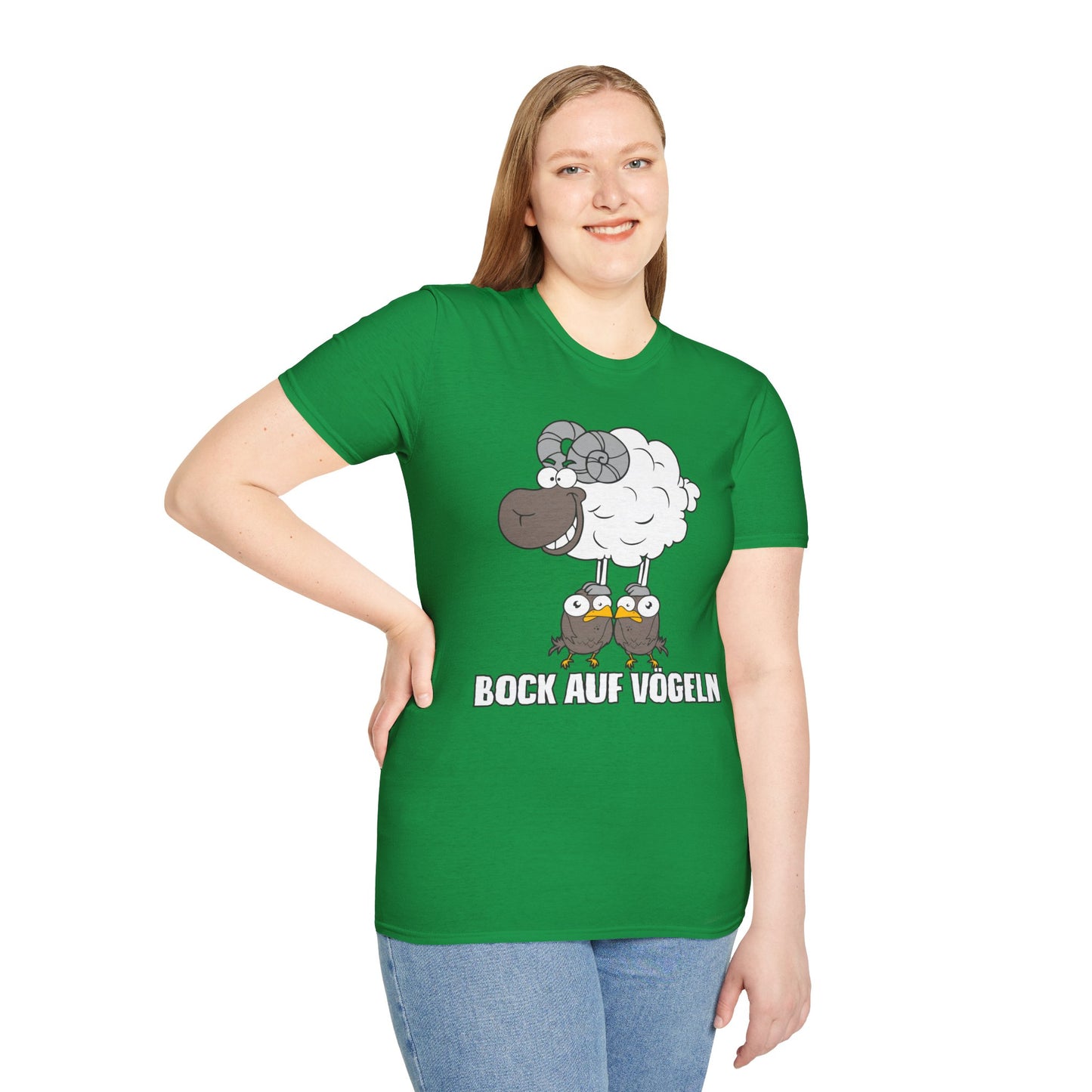 T-Shirt Bock auf Vögeln