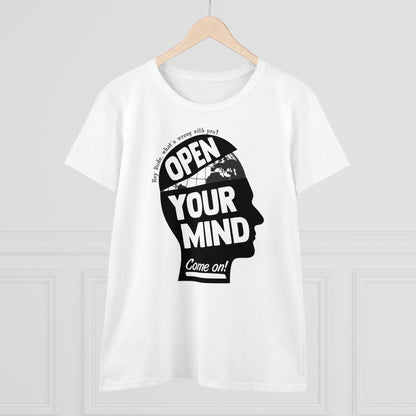 Damen T-Shirt Open your Mind