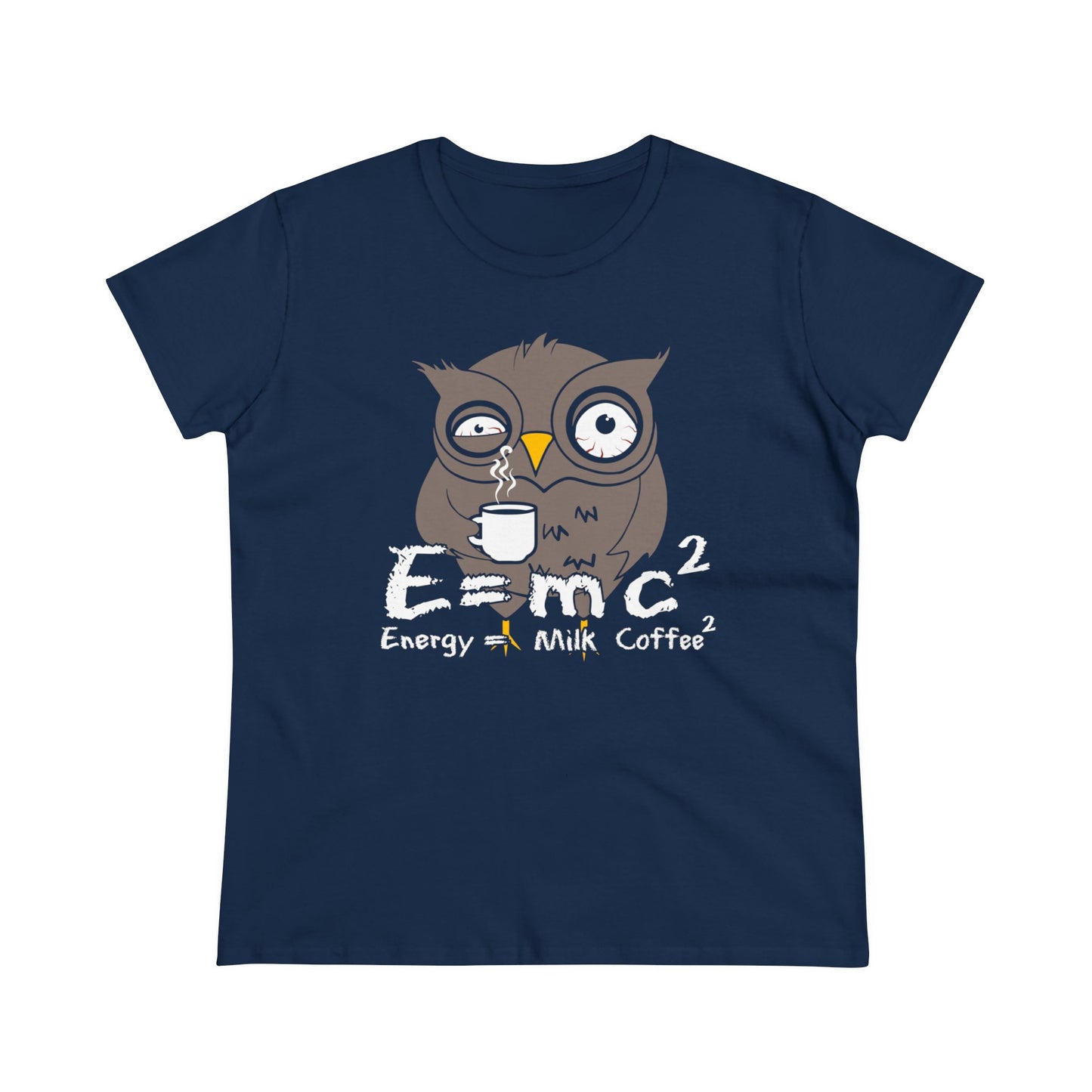 Damen T-Shirt Energy Milk Coffee